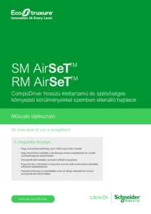 AirSeT – CompoDrive: hosszú élettartamú és szélsőséges környezeti körülményekkel szemben ellenálló hajtások - részletes termékismertető